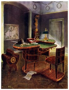 Campaign desk of Napoleon I, Chateau de la Malmaison, France, 1911-1912