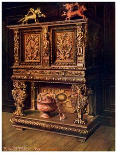 Carved Bourgouignon Credence