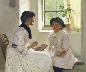 The Lesson, 1889