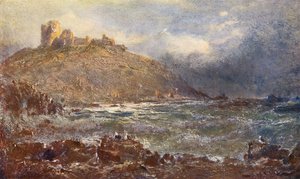 Criccieth Castle by Edwin Hayes
