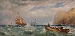 Seapiece, 19th-20th century, 1935 by Edwin Hayes