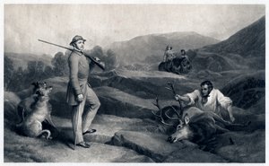 Prince Albert Stag Hunting by Edwin Landseer