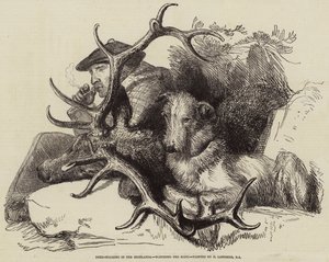 Deer-Stalking in the Highlands, Watching the Body by Edwin Landseer