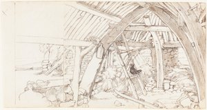 The Barn by Edwin Landseer
