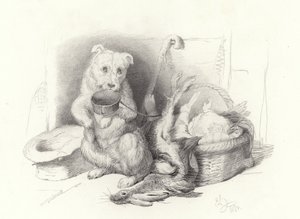 The Beggar by Edwin Landseer