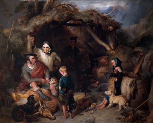 The Illicit Highland Whisky Still by Edwin Landseer