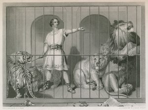 Van Amburgh and the lions by Edwin Landseer