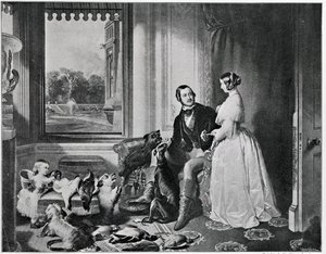 Windsor Castle in modern times by Edwin Landseer