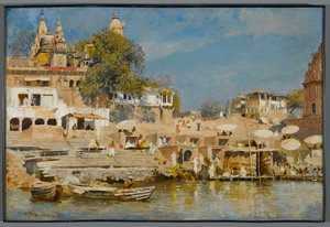 Temples and Bathing Ghat at Benares