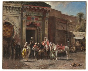 The Gun Buyer (Outside a Moroccan Bazaar Gate)