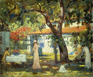 In the Garden by Edwin Murray Mackay
