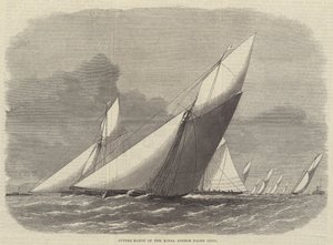 Cutter Match of the Royal London Yacht Club by Edwin Weedon