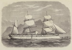 India and the Prince of Wales, HMS Serapis