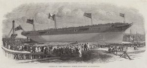 Launch of The Himalaya Screw Steam-Ship, at Blackwall