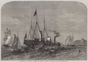 The Arrival of His Royal Highness the Prince of Wales at Alexandria, Egypt by Edwin Weedon