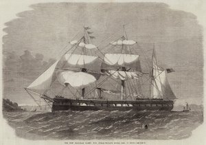 The New Iron-Clad Fleet, HM Steam-Frigate Royal Oak, 32 Guns by Edwin Weedon