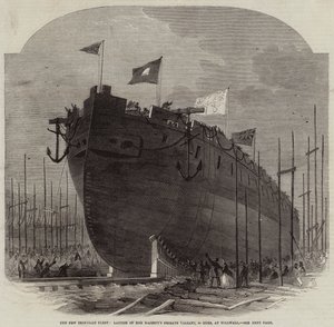 The New Iron-Clad Fleet, Launch of Her Majesty