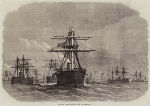 The War, French Ironclad Fleet off Heligoland