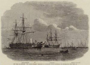 The War in Denmark, the Austro-Prussian Squadron at Cuxhaven after its Defeat off Heligoland by Edwin Weedon