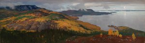 Autumn Landscape of Lake Pielisjärvi
