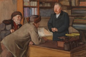 The Village Shop by Eero Järnefelt