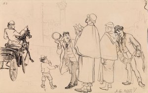 Travellers in Rome by Eero Järnefelt