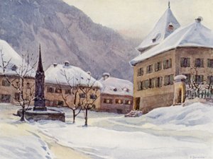 The Rhine: Chur, Coire, The Cathedral Square