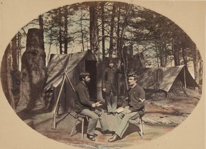 Life in Camp, 6th Corp Headquarters, ca. 1864 by Egbert Guy Fowx
