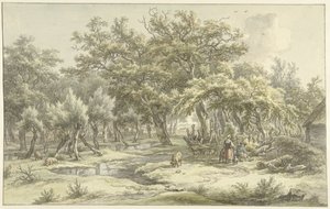 Landscape near Eext (Drenthe) by Egbert van Drielst