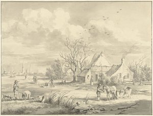 The Porenhuis with the City of Groningen in the Distance