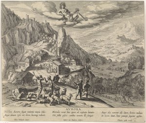 Allegory of Dawn with Personification of Aurora