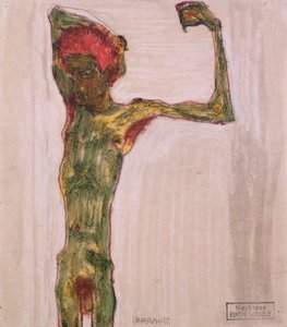 Anarchist, c.1909-10 by Egon Schiele