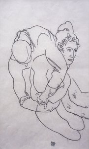 Being Embraced by Egon Schiele