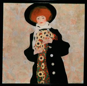 Portrait of a Woman with Black Hat by Egon Schiele