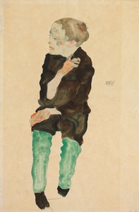 Boy with Green Stockings, 1911