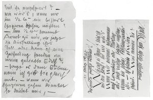 Letter from Egon Schiele to the Sisters Edith and Adele Harms, March 11, 1914
