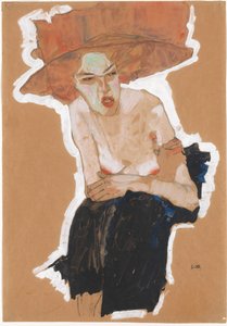 The Malicious by Egon Schiele