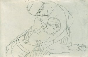 Embrace, 1914 by Egon Schiele