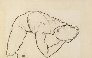 Female nude, 1918 by Egon Schiele