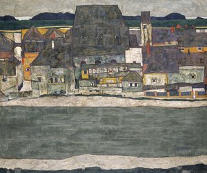 Houses on the River The Old Town, 1914