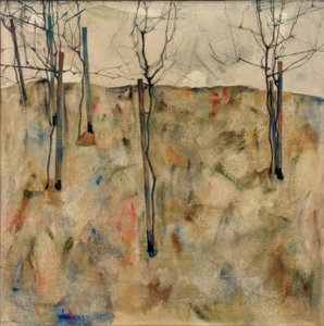 Bare Trees by Egon Schiele