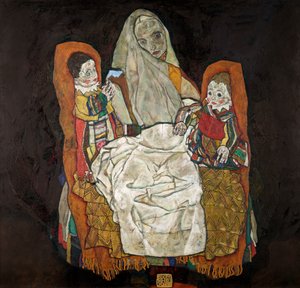 Mother with Two Children by Egon Schiele