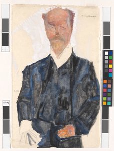 Portrait of Otto Wagner by Egon Schiele