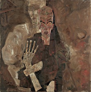 “Self-Viewer” II (“Death and Man”) by Egon Schiele