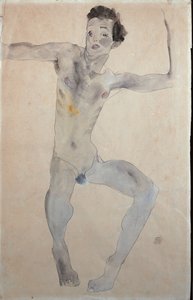 Self Portrait, 1911 by Egon Schiele