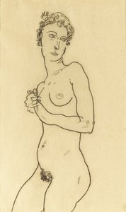 Standing nude