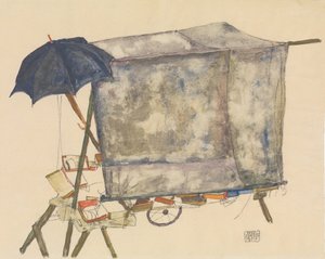 Street Cart by Egon Schiele