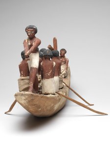 Model Sailing Boat from the Tomb of Khety (Beni Hasan) Middle Kingdom, c.2010 B.C. - 1950 B.C.