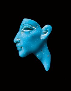 Inlay of Akhenaten, New Kingdom, Armana period, c.1353-1336 B.C.