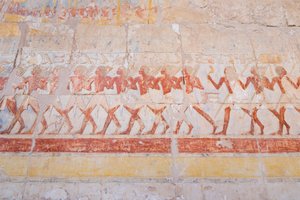 Bas relief carving of Hatshepsut